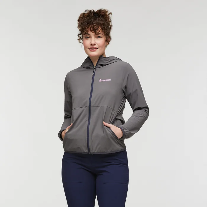 Women's Vuelta Performance Windbreaker Jacket - Cinder Women's wedding guest jackets