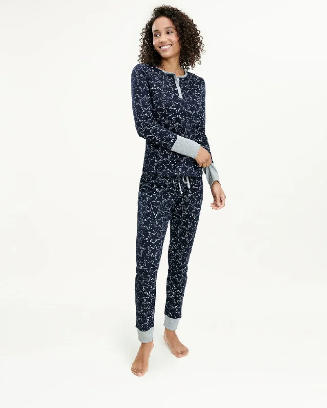 Vintage Thermal Sleep Set Discounted pajama sets