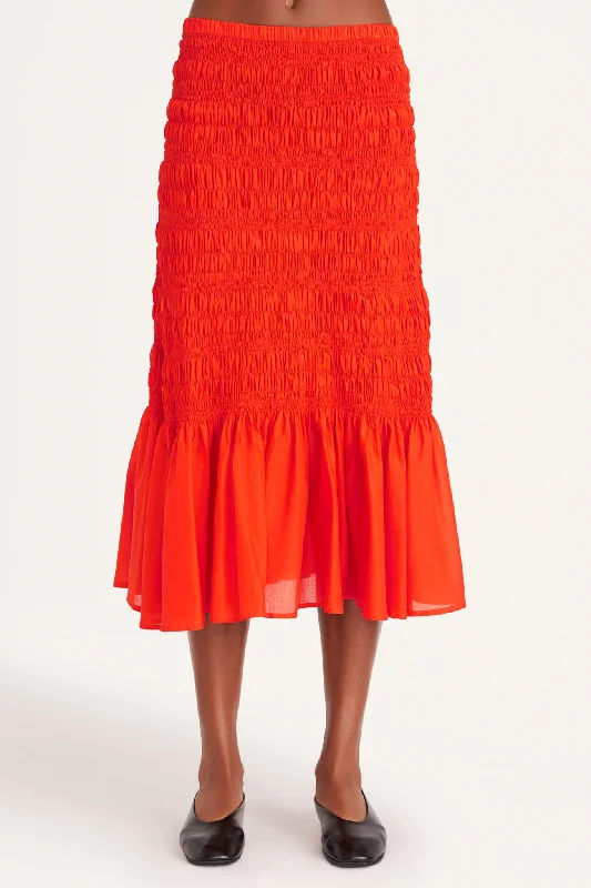 Sereda Skirt in Flame Color block unclassified skirts