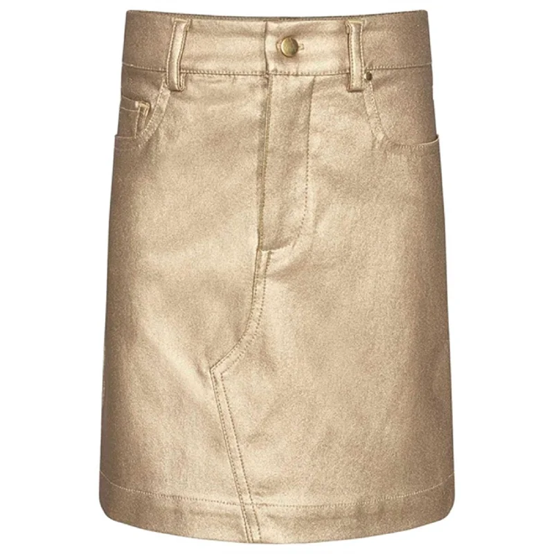 Sofie Schnoor Gold Ulrikke Skirt Knitted unclassified skirts