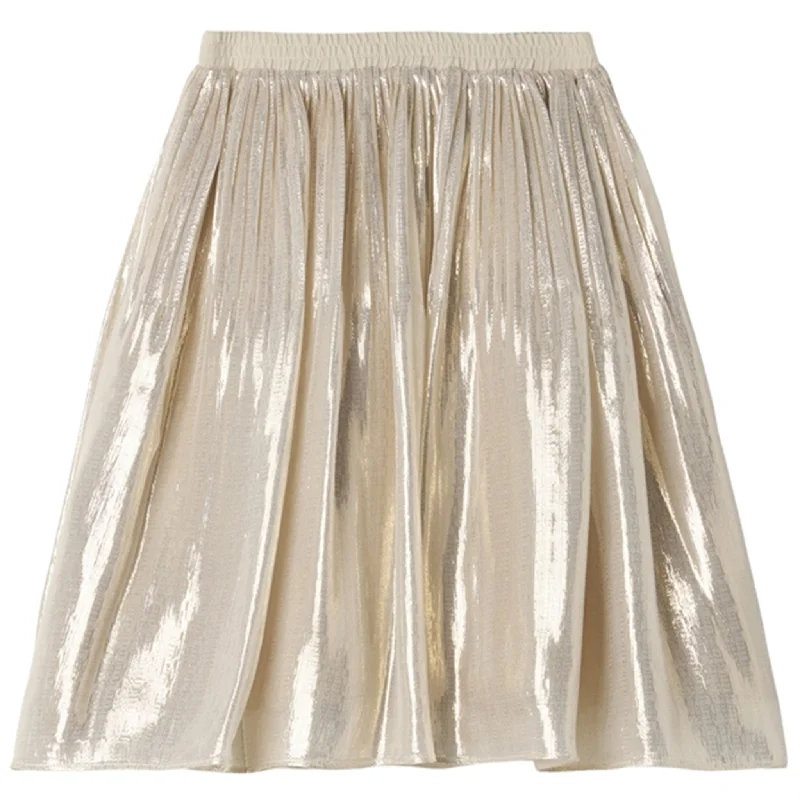 Stella McCartney Gold/Opaque Skirt Long unclassified skirts