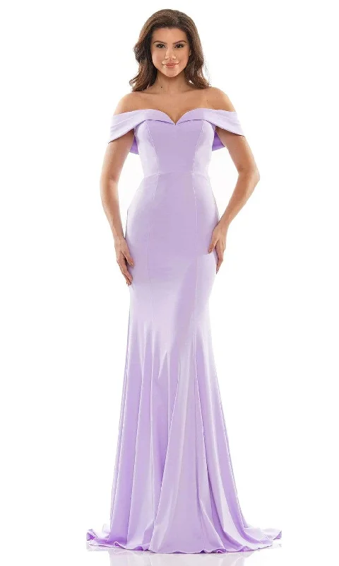 Colors Dress - 2692 Off Shoulder Mermaid Gown Spring party dresses