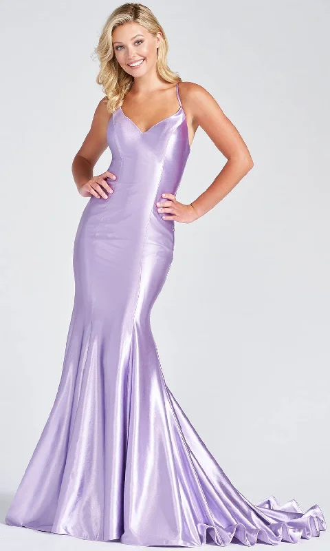 Ellie Wilde  EW122063 - Satin Mermaid Prom Gown Formal party dresses