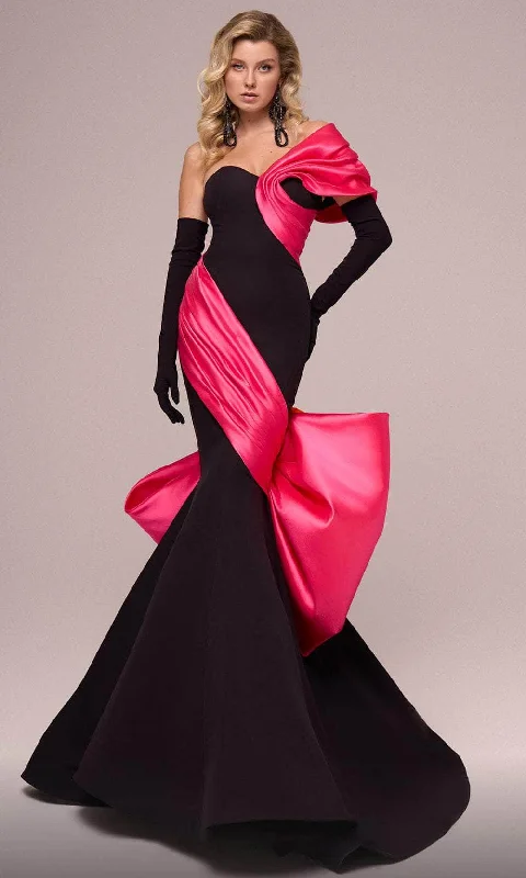 MNM Couture F02883 - Two-Toned Mermaid Evening Gown Versatile party dresses for any occasion