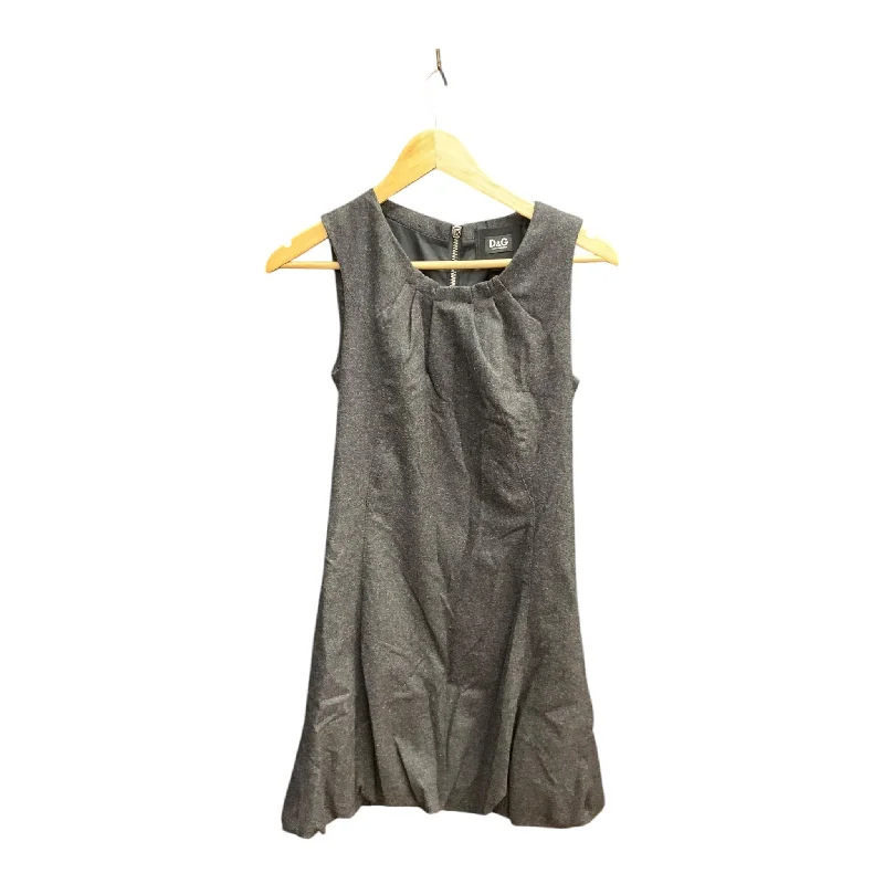 Dress Luxury Designer By Dolce And Gabbana In Grey, Size: Xs Cocktail unclassified dresses