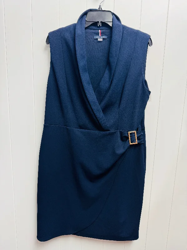 Dress Work By Tommy Hilfiger In Navy, Size: 14 Travel unclassified dresses