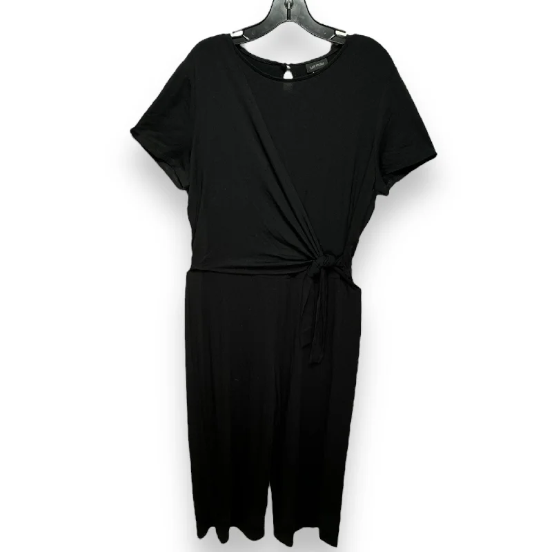 Jumpsuit By J. Jill In Black, Size: L Cotton unclassified dresses