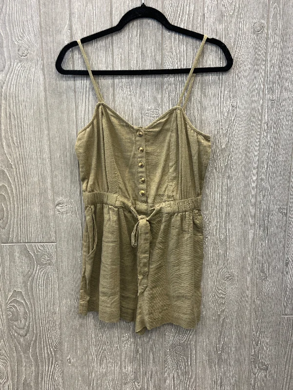 Romper By Aerie In Green, Size: S Dark color unclassified dresses