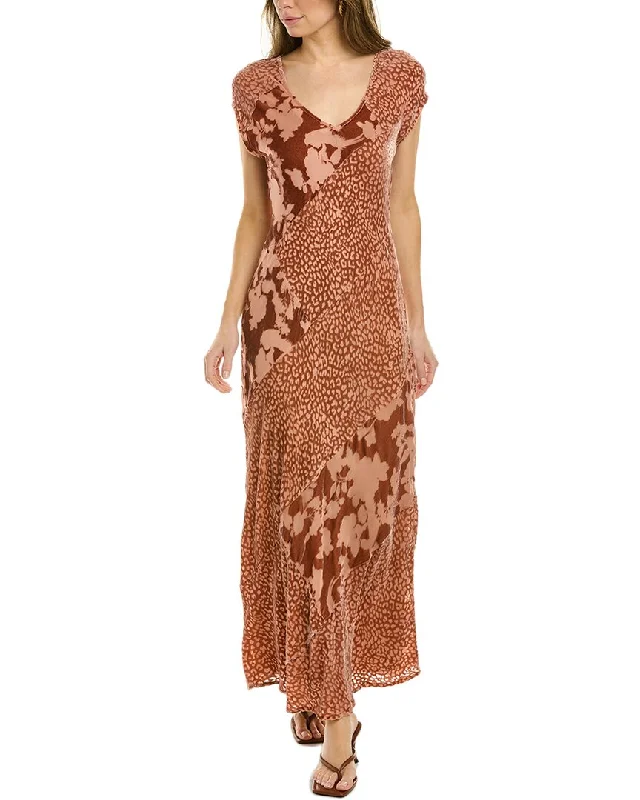 Johnny Was Ellie Silk-Blend Maxi Dress Wrap Maxi Skirt