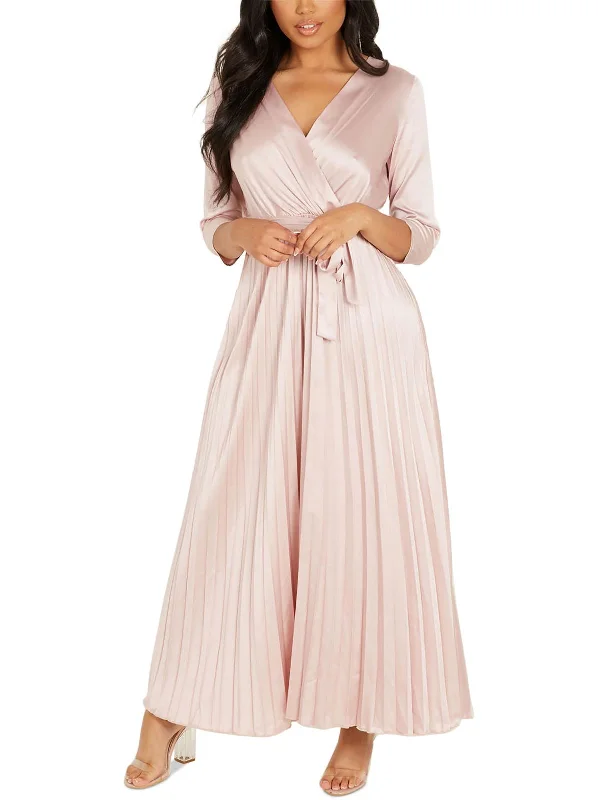 Womens Satin Long Maxi Dress Sleek Maxi Skirt