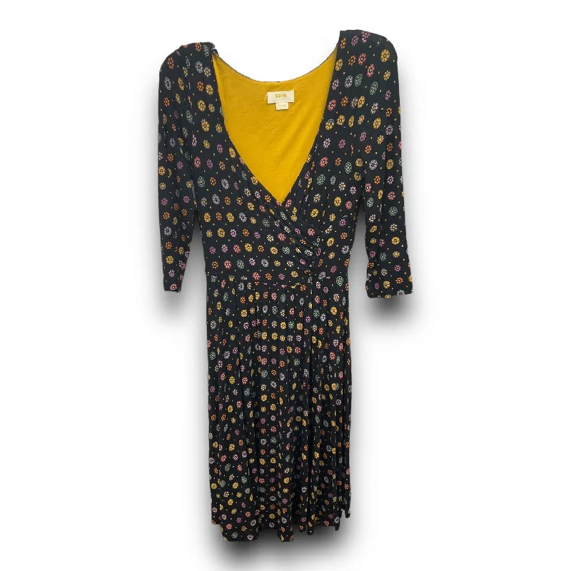 Dress Casual Midi By Maeve In Black, Size: M Polka Dot Midi